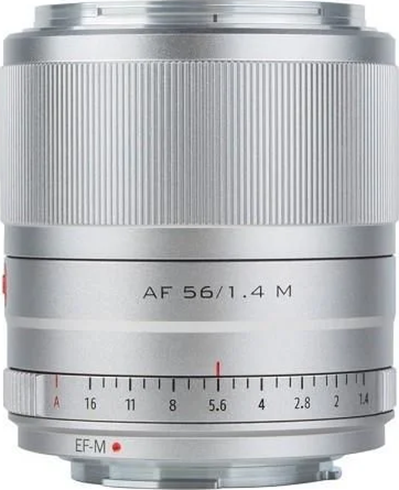 AF 56mm F1.4 M Gümüş Lens - Canon EF-M-Mount