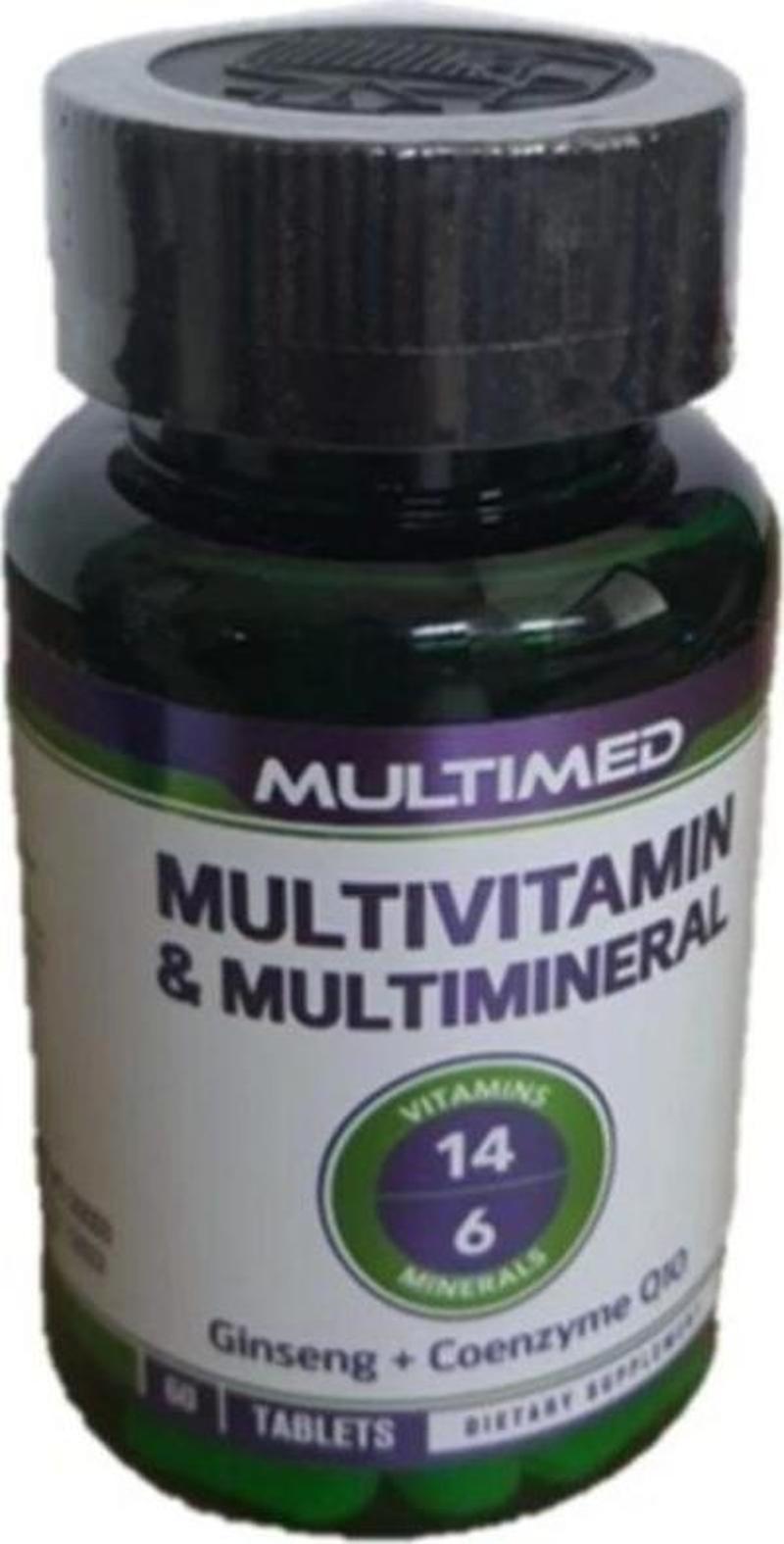 Multivitamin & Multimineral (14 Vitamin, 6 Mineral) 60 Tablet