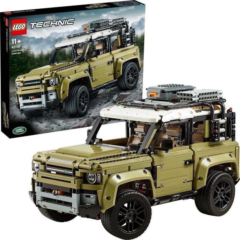 Technic 42110 Land Rover Defender Yapım Seti (2573 Parça) - Çocuk ve Yetişkin için Koleksiyonluk Oyuncak Araba