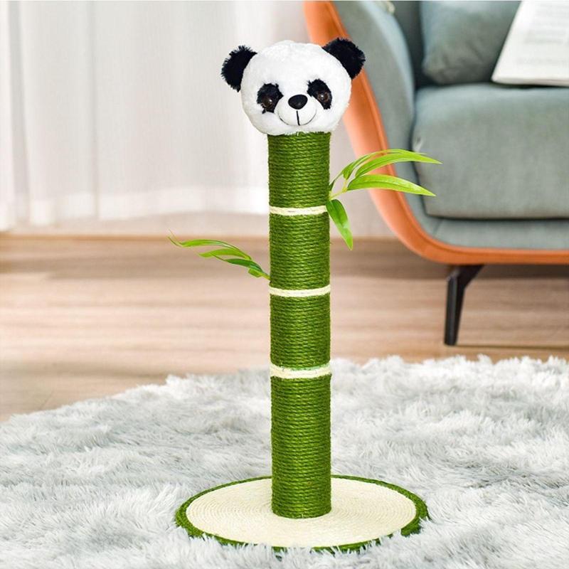 Kedi Tırmalama Panda Figürlü