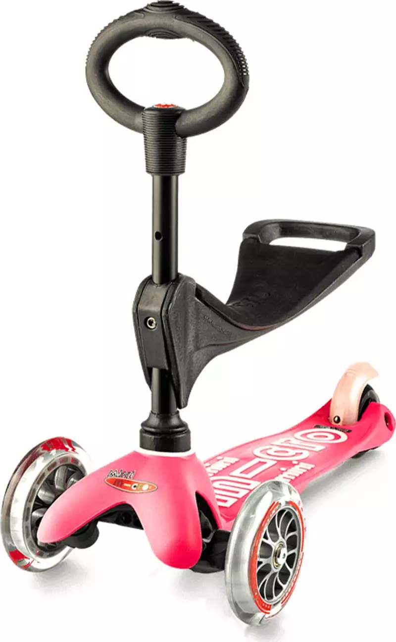 Mini Scooter 3 in 1 Deluxe Pembe MMD009