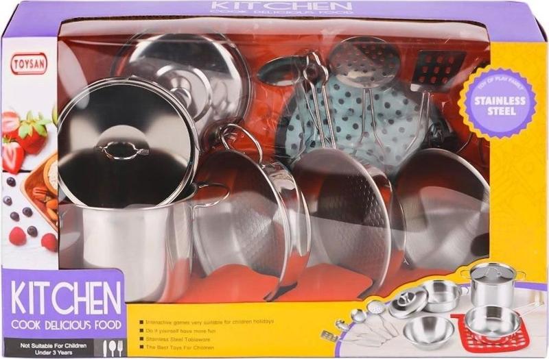 666-B8 Metal Çay Seti -Toysan Oyuncak