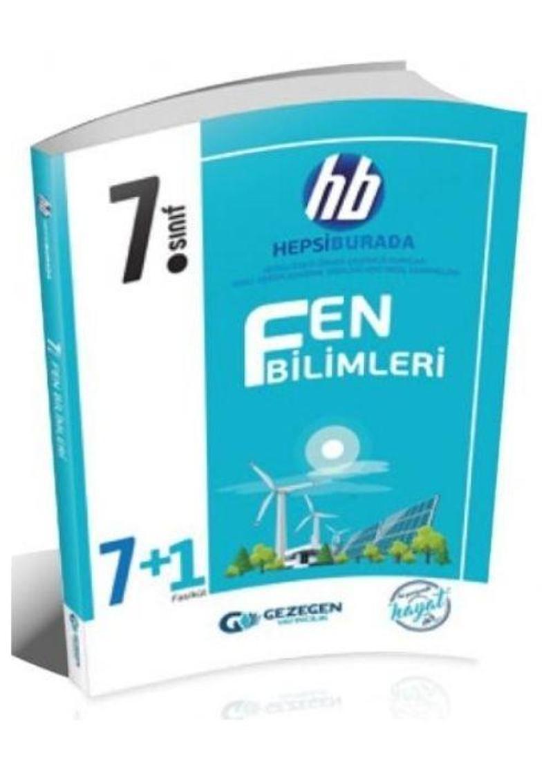 Gezegen Yayıncılık Gezegen Yayınları 7. Sınıf Fen Bilimleri 7+1