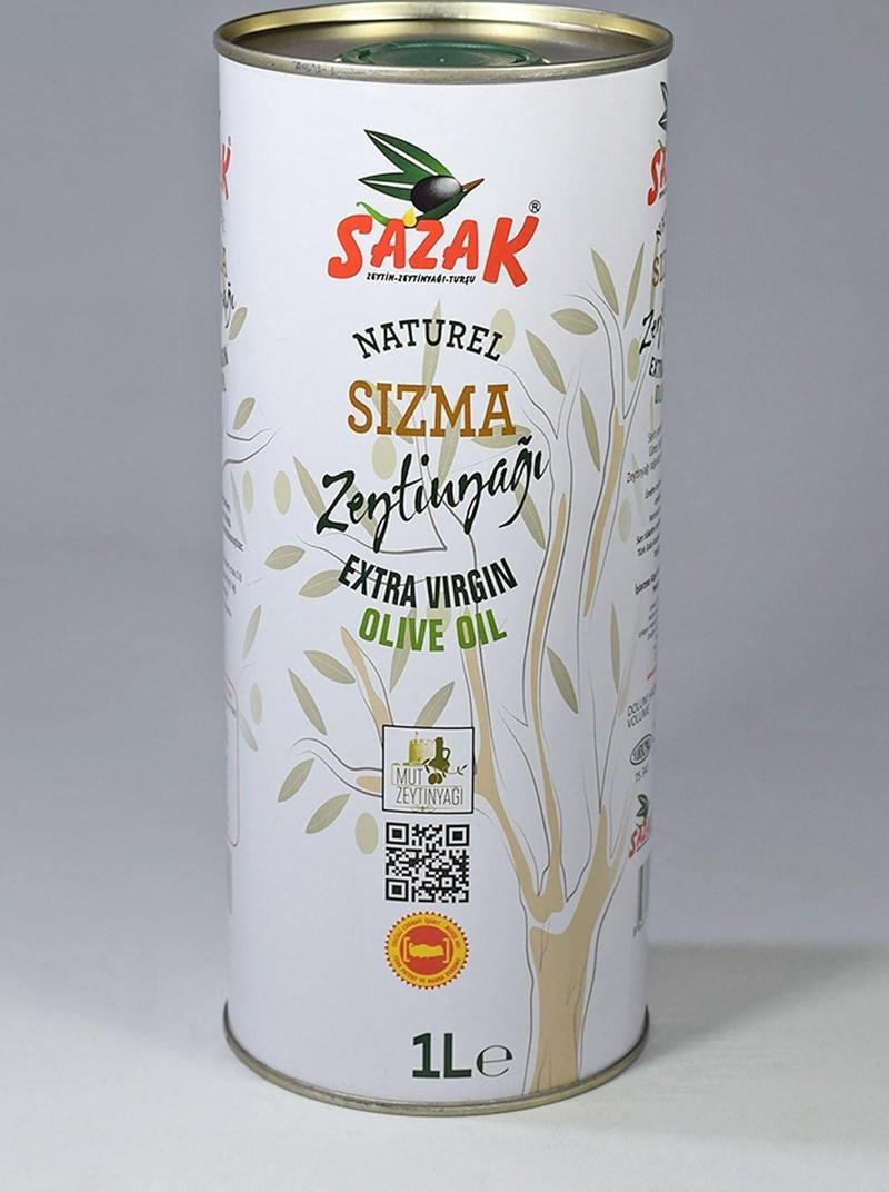 Naturel Sızma Zeytinyağı 1 Lt Teneke