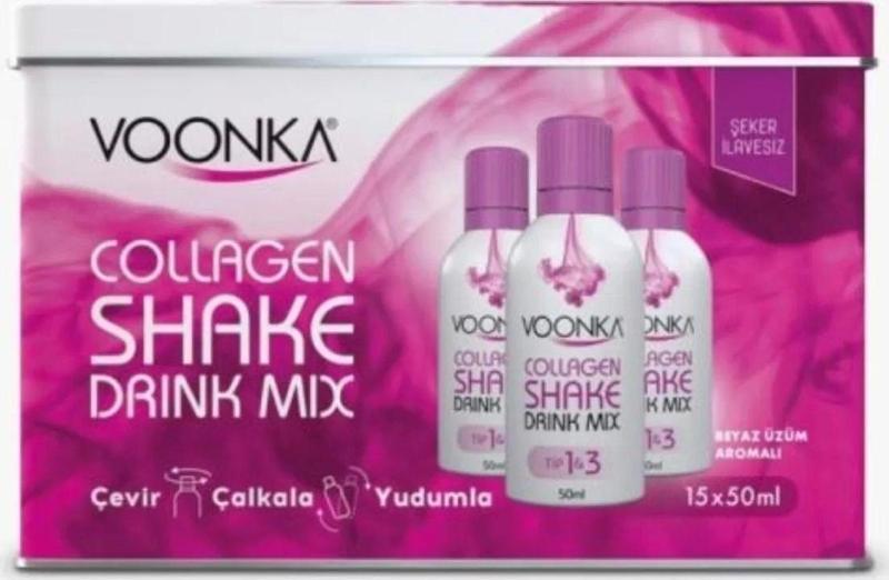 Collagen Shake Drink Mix Beyaz Üzüm Aromalı Takviye Edici Gıda