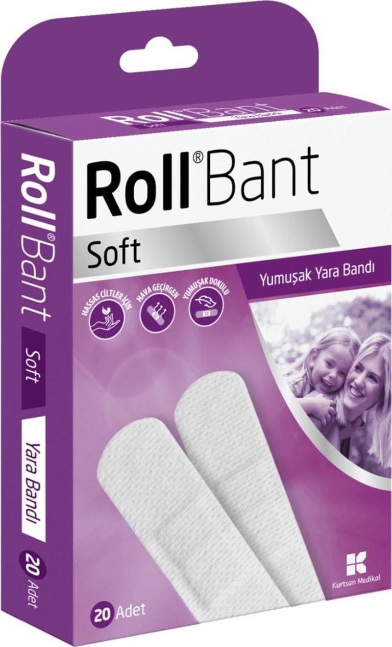 Bant Soft Yumuşak Yara Bandı 20 Adet