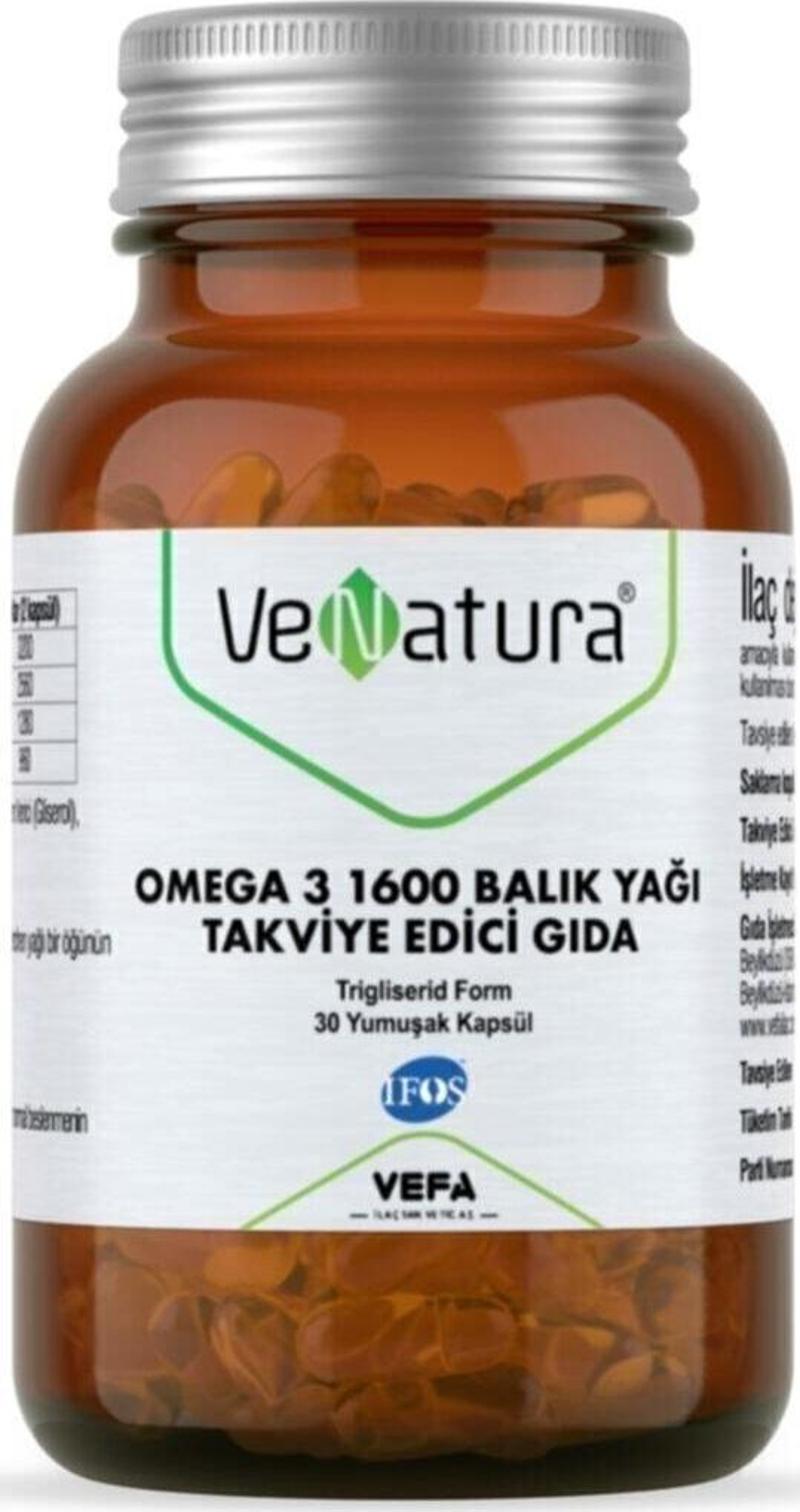 Omega 3 1600 Balık Yağı Takviye Edici Gıda