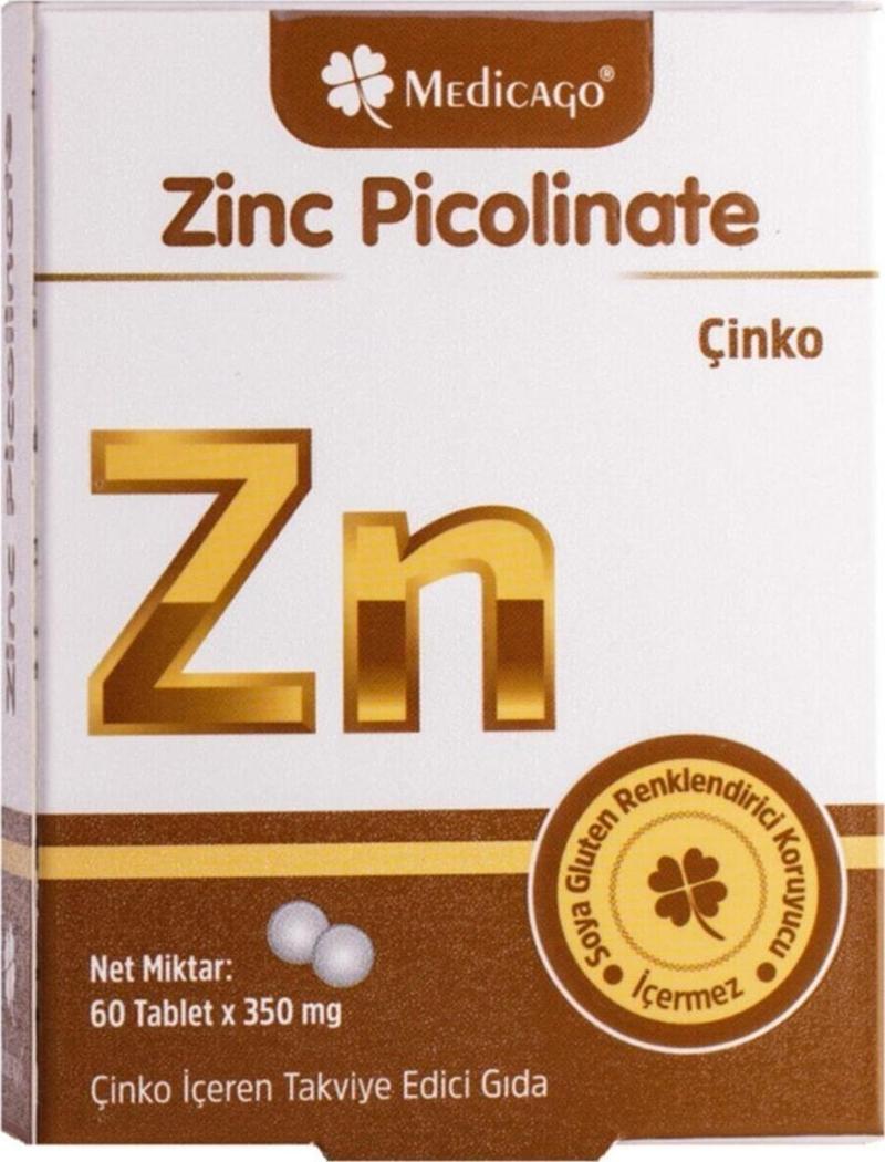 Zinc Picolinate Çinko 15Mg 60 Tablet