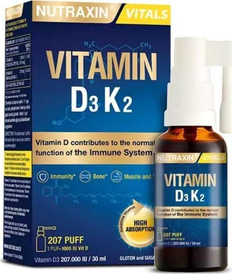 Vitamin D3K2 Sprey 30ml