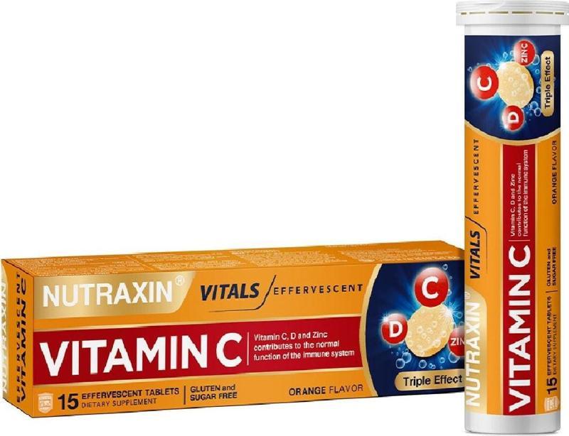 Efervesan Vitamin C-D-Zınc 15 Efervesan Tablet