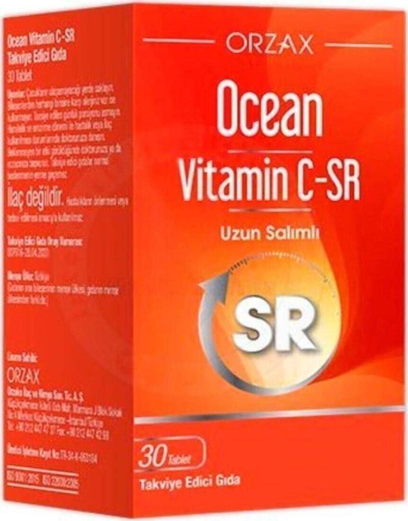 Vitamin C Sr 500 mg 30 Tablet