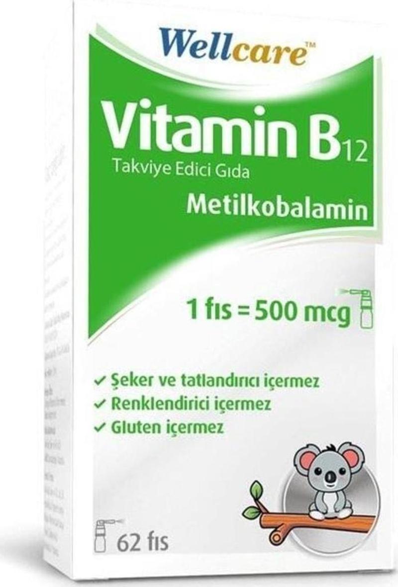 Vitamin B12 Metilkobalamin 500 Mcg Dil Altı Sprey 5 Ml