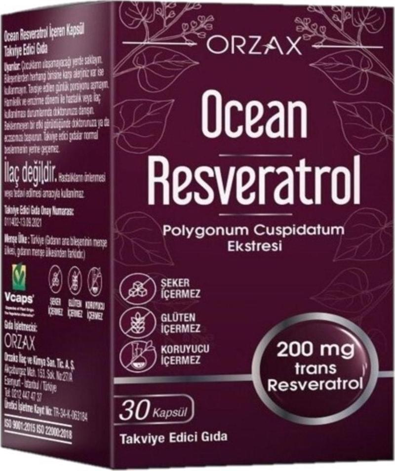 Resveratrol 200 Mg 30 Kapsül