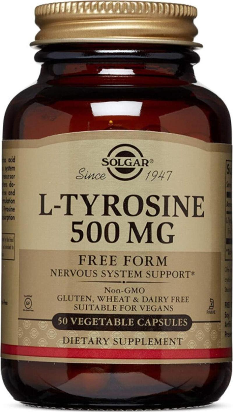 L-Tyrosine 500Mg 50 Kapsül