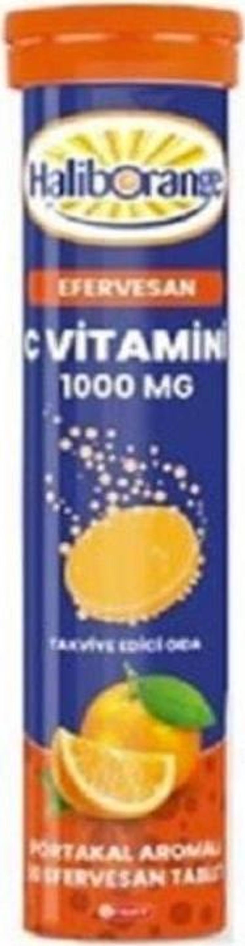 C Vitamini 20 Efervesan Tablet Portakal Aromalı