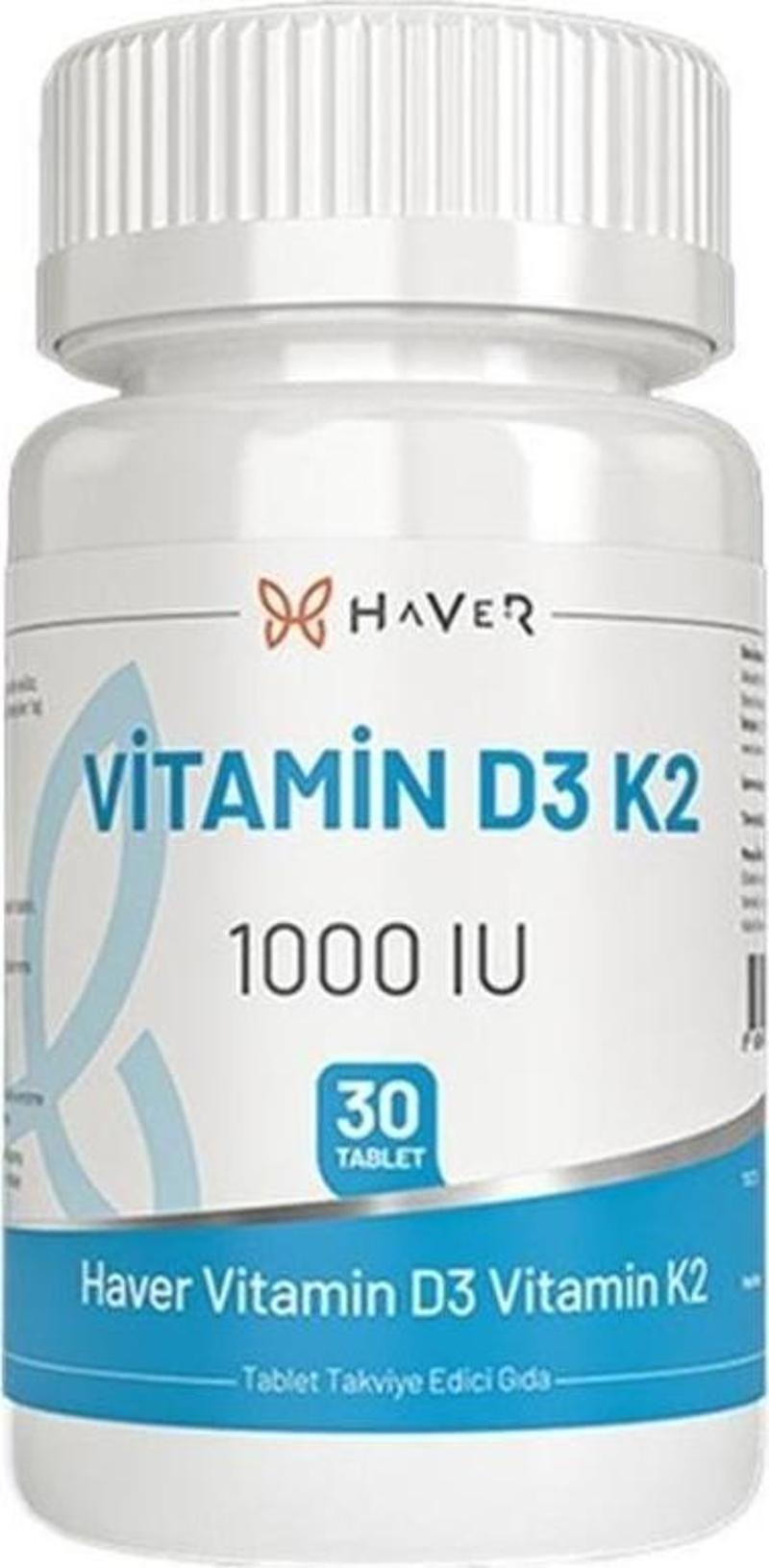 Vitamin D3 K2 30 Tablet