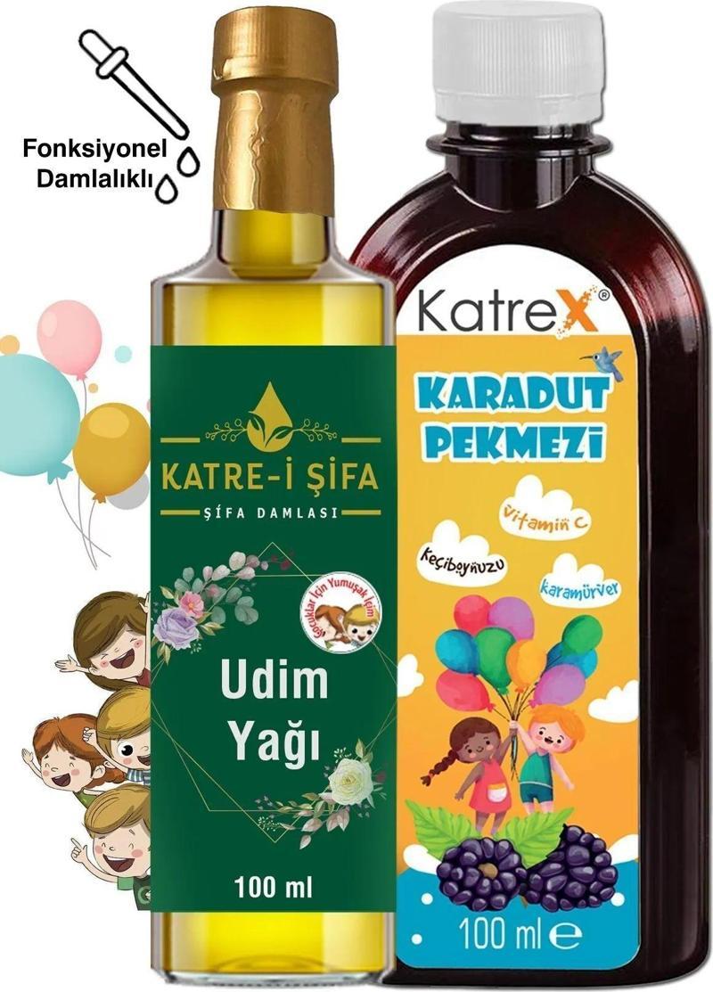C Vitaminli Karmaürver Destekli Karadut Pekmezi Karışımı + Çocuklar Için Udim Yağı