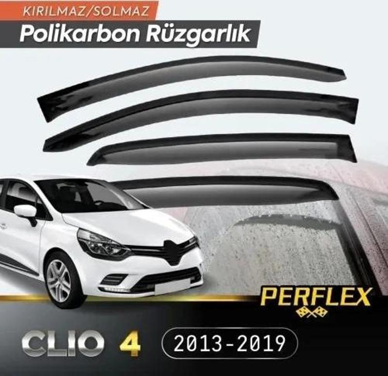 Perflex Polikarbon Kırılmaz Rüzgarlık V2 Mugen Renault Clio 4 2013-2019