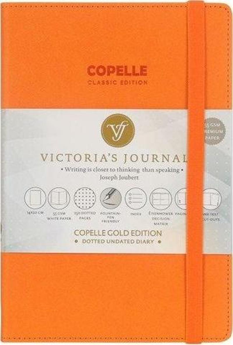 5501 Copelle Gold Bujo Defter 14X20 cm 57 gr Krem 152 Yp Turuncu Nkt