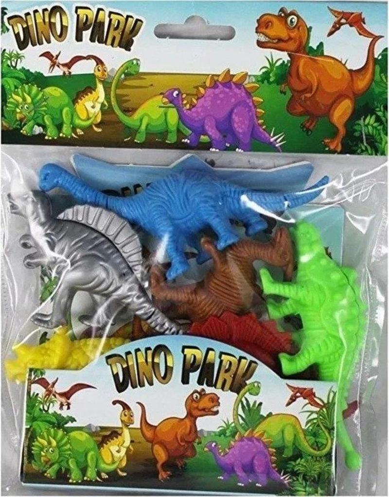 Toys Poşette 6 Lı Dinazor Seti Plastik