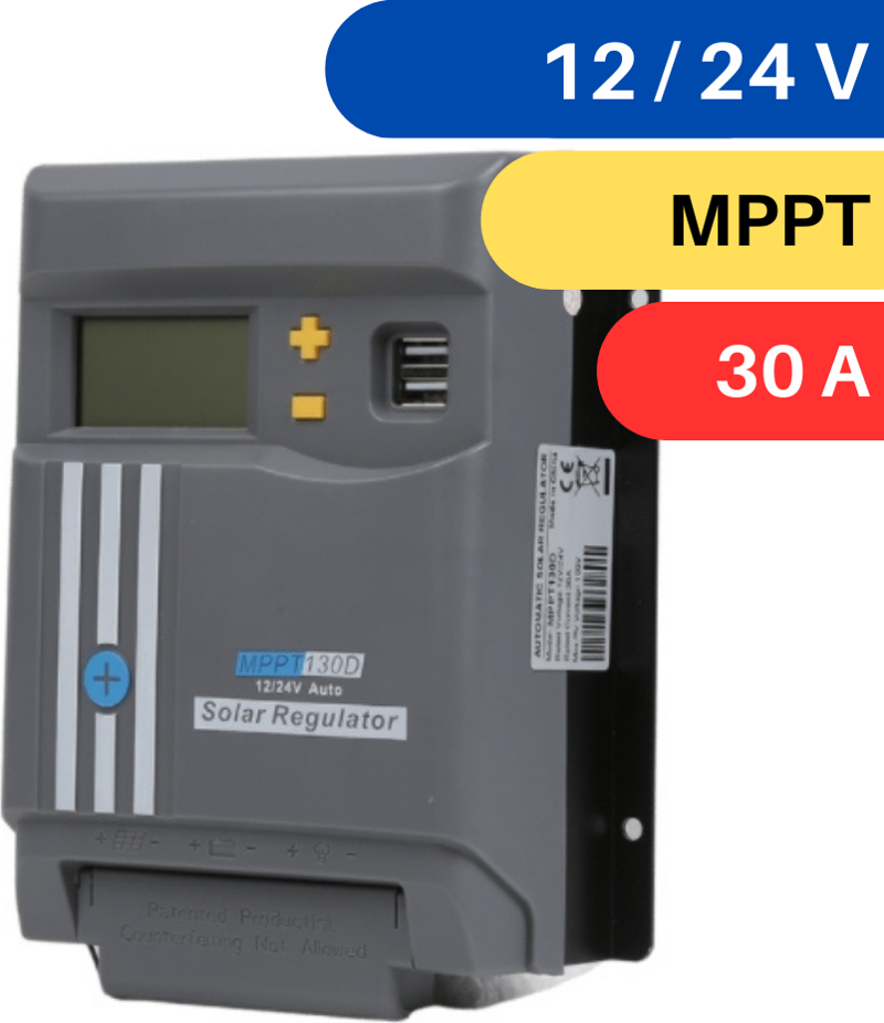 30 Amper 12V -24V Mppt Solar Şarj Kontrol Cihazı 30A