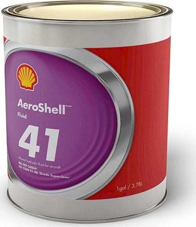 Aeroshell Fluid 41 Hidrolik Sıvısı 3,78 Litre MIL-PRF-5606J