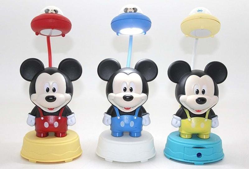 Mickey Mouse Masa Üstü Lamba Şarjlı Usb