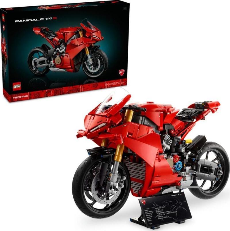 LEGO 42202 Technic Ducati Panigale V4 S Motosiklet