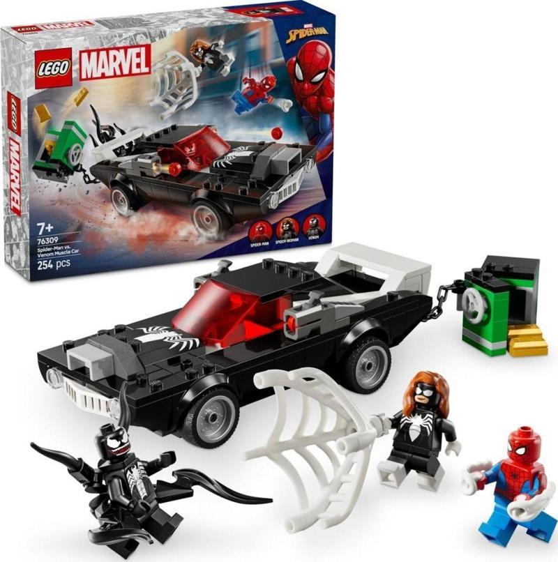 LEGO 76309 Marvel Örümcek Adam, Venom Arabasına Karşı 76309