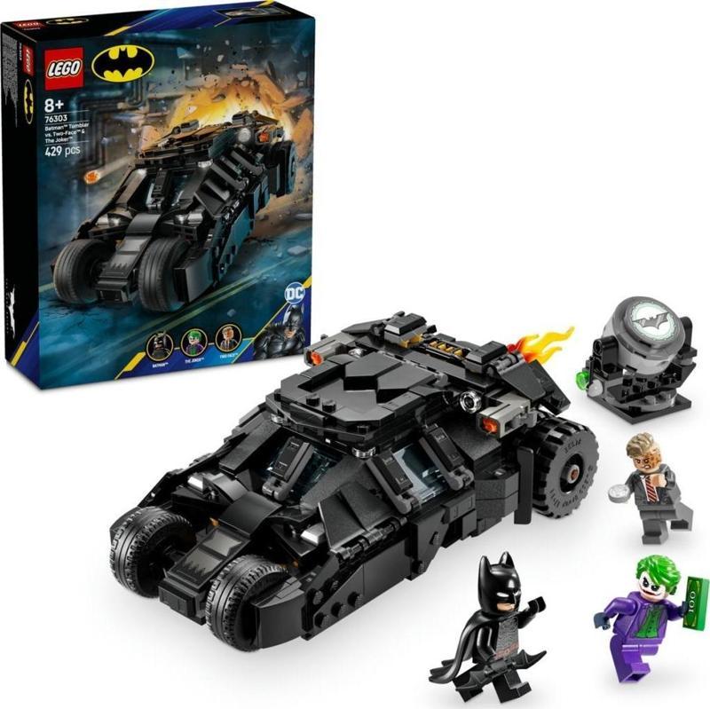 LGO 76303 DC Batman™: Batman Tumbler, Two-Face™ ve Joker™’e Karşı