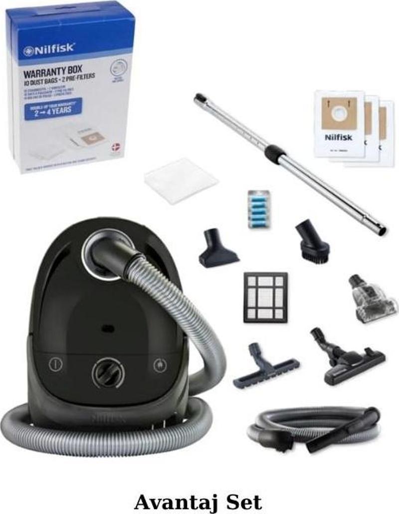 One Pet Care 750 W Toz Torbalı Elektrikli Süpürge, 10 adet Toz Torbası Hediyeli Avantaj Set