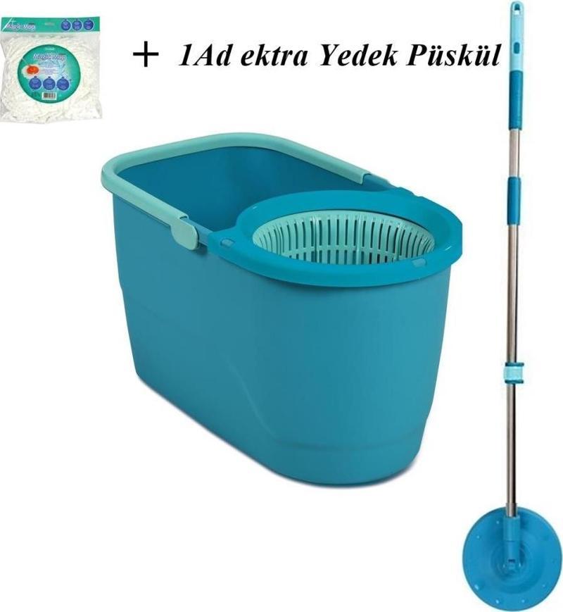 Trend Mop Temizlik Kovası Microfiber Temizlik Seti+1 Yedek Püskül