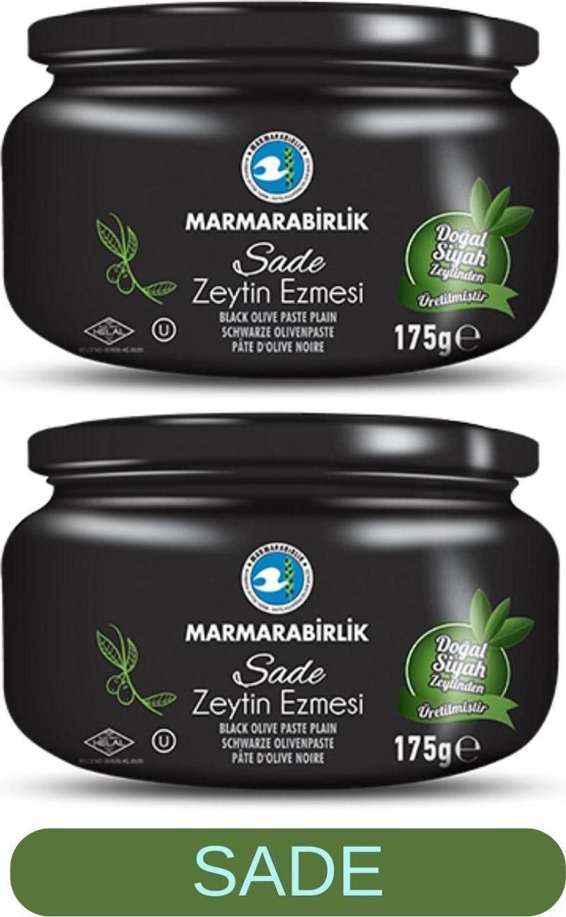 Marmara Birlik Sade Zeytin Ezme 2 X 175 G 2 Li Set