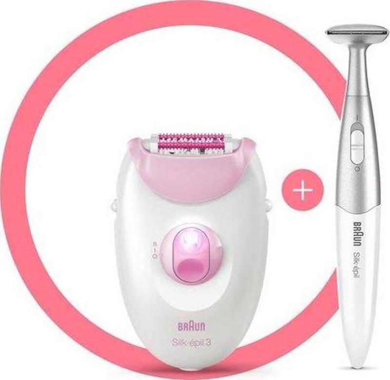 Silk-epil 3 3321 Bikini Trimmer + Epilatör