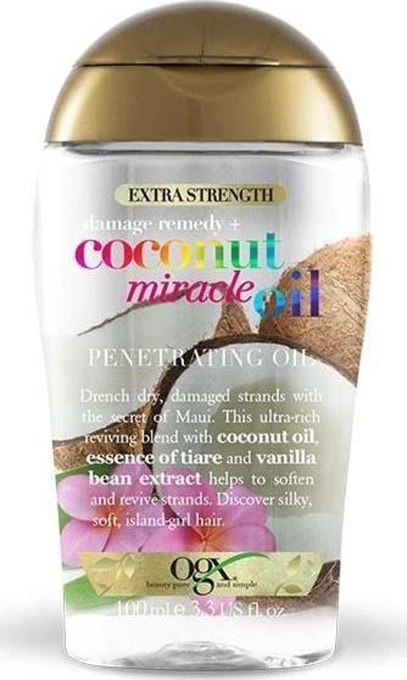 Yıpranma Karşıtı Coconut Miracle Oil 100ml Penetrating Oil