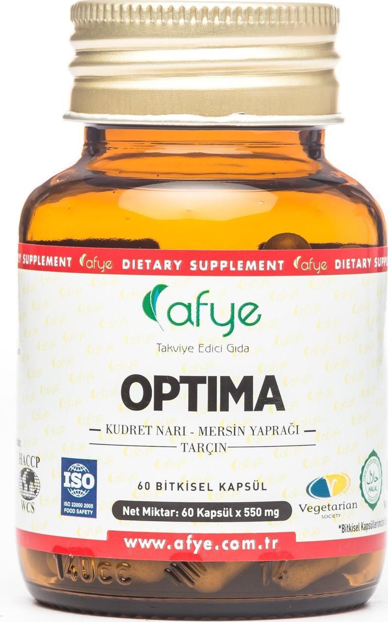 Optima 60 kapsül (kudret Narı, Mersin yaprağı ve Tarçın )