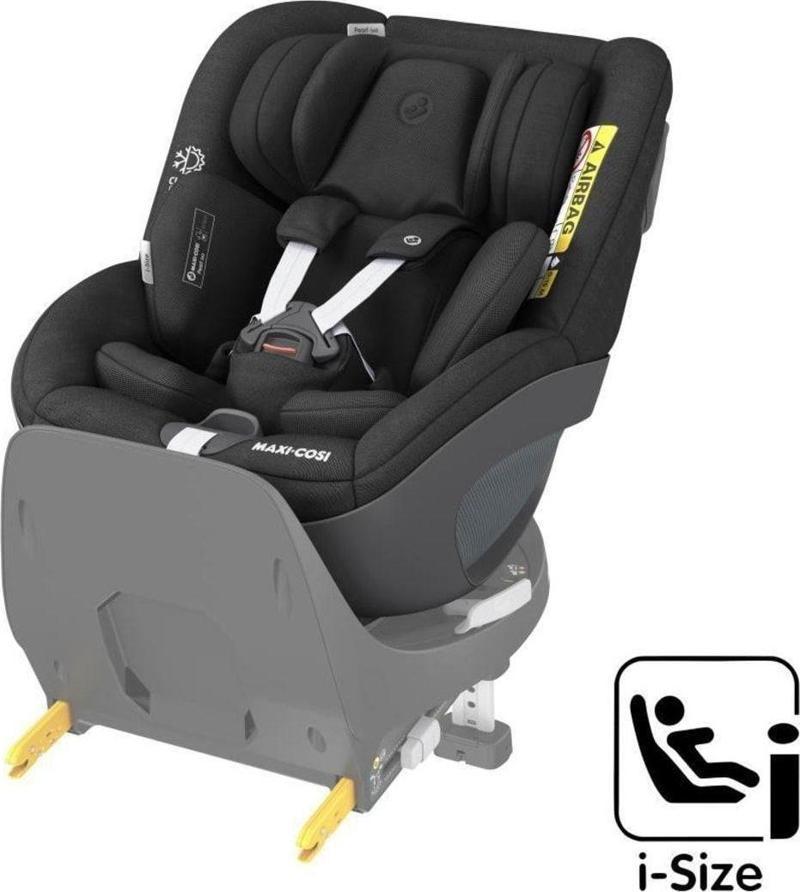 Maxi Cosi Pearl Adac'lı 0-18 Kg 360 Dönebilir Oto Koltuğu Authentic Black