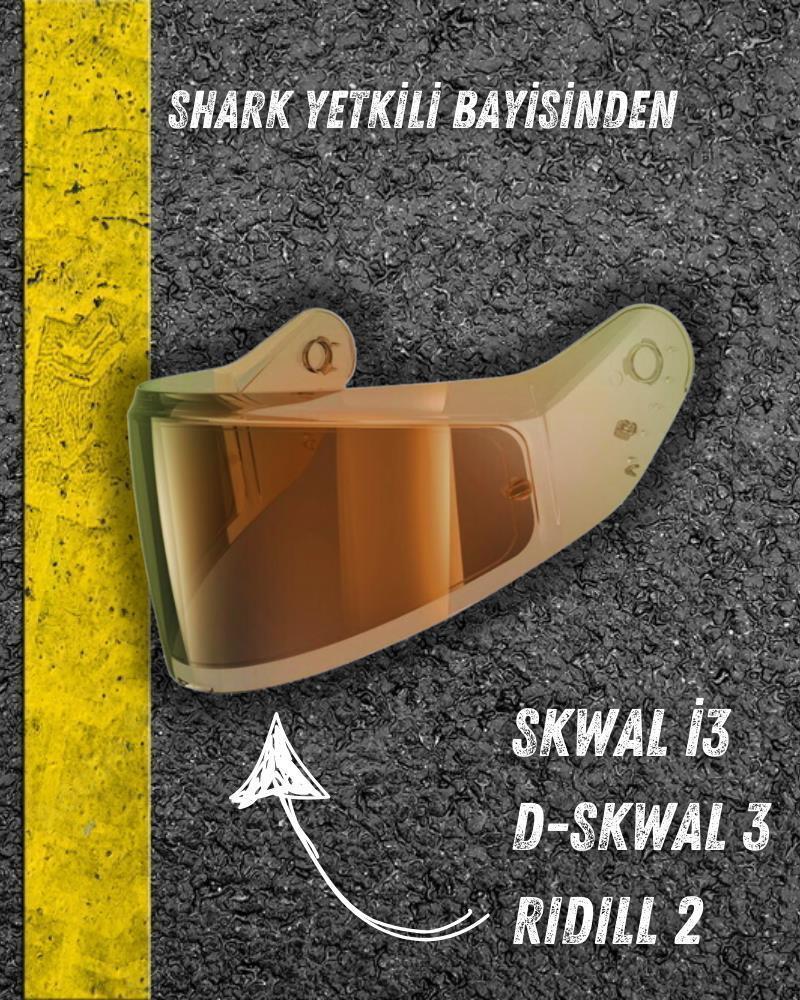 Skwal İ3 /D-Skwal3 / Rıdıll 2 Kask Camı Metal Vz40045