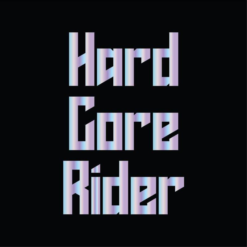 Hologram Motosiklet Hard Core Rider Sticker Etiket Modeli