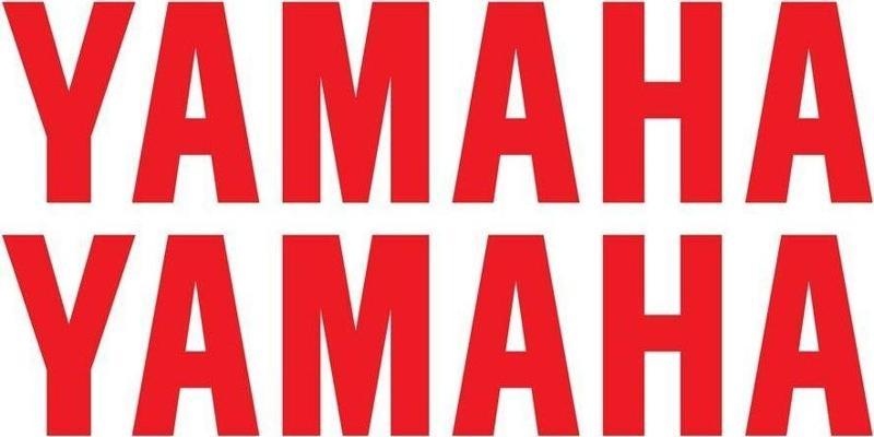 YAMAHA Yazılı Mini Sticker Etiket Modeli