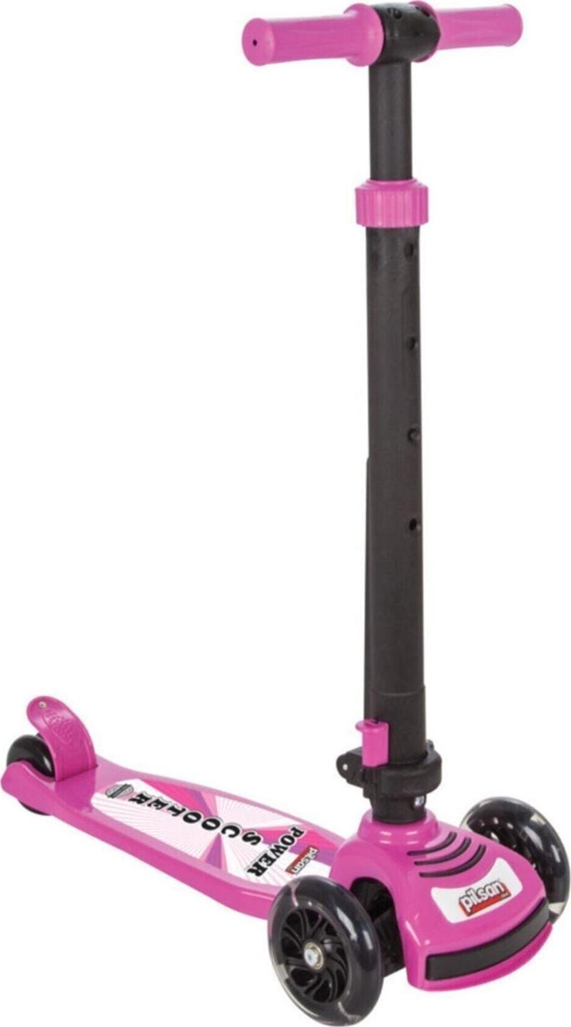 Power Işıklı Scooter Pembe 07 354