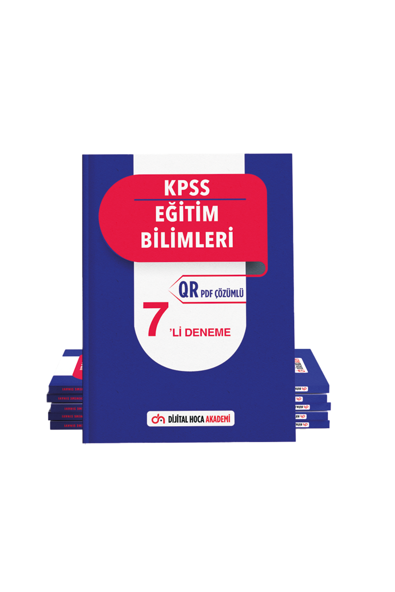 Dijital Hoca Akademi 2023 KPSS Eğitim Bilimleri QR PDF Çözümlü 7'li Deneme