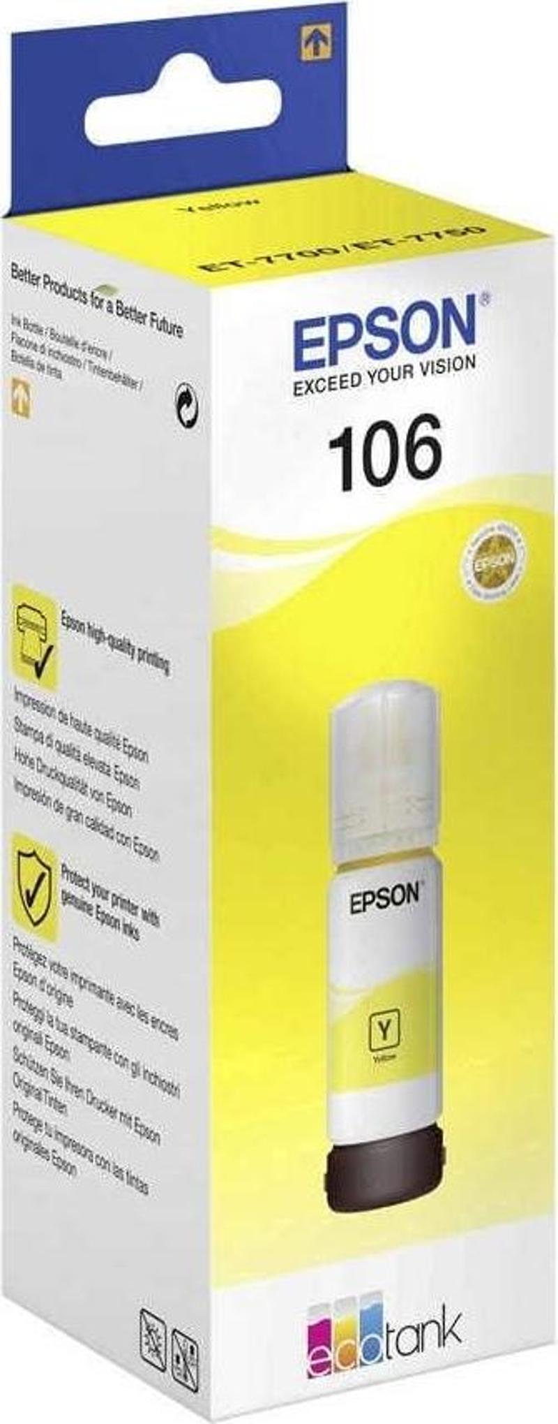 106-C13T00R440 Orijinal Sarı Mürekkep