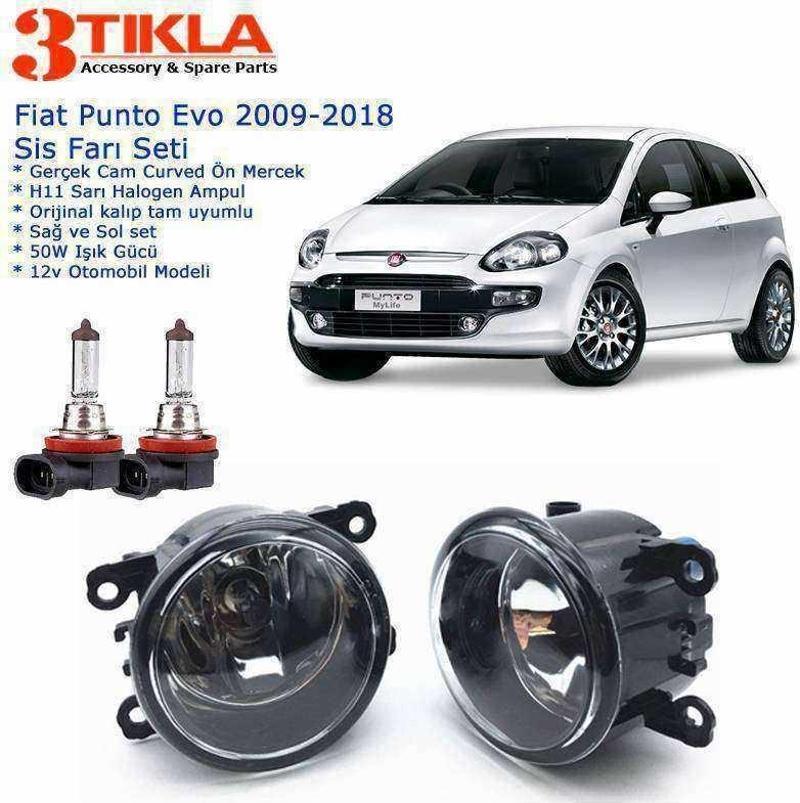 Fiat Punto Evo 2011 Sis Farı Set  Oem:  8200074008