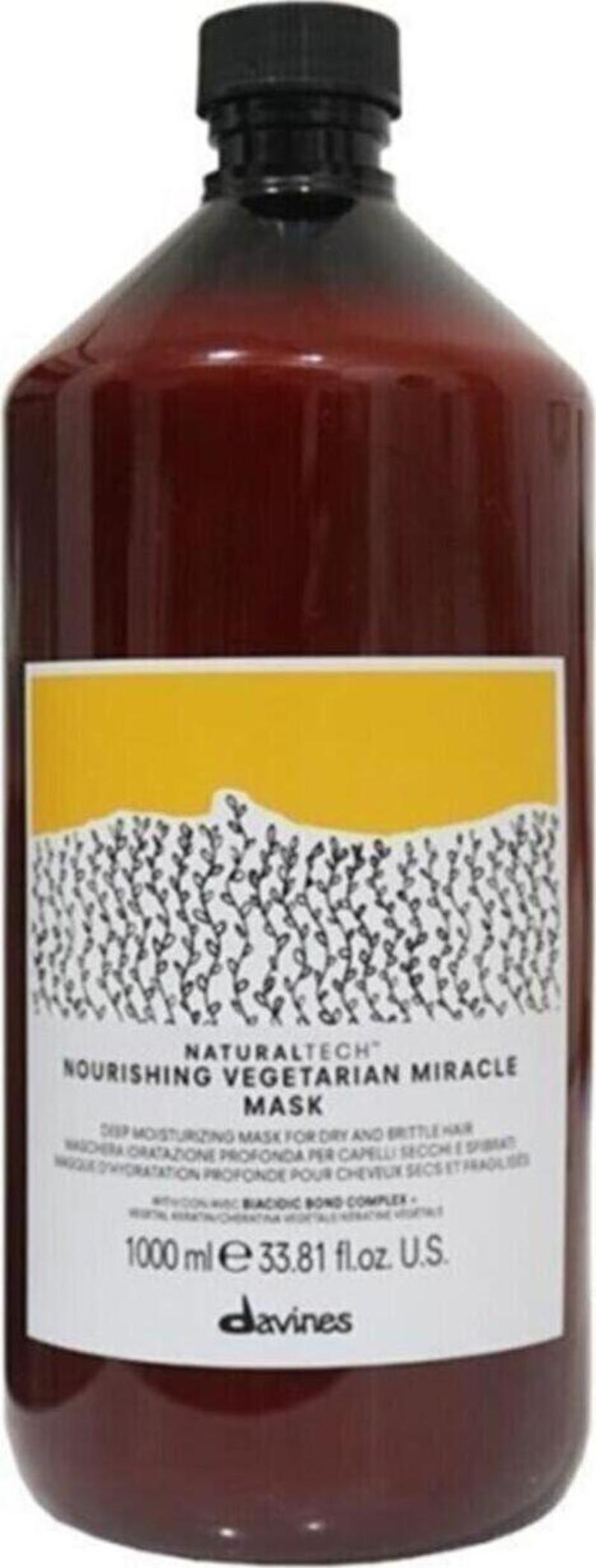 Nourishing Vegetarian Miracle Yıpranmış Kuru Saç Nemlendirici Maske 1000 Ml