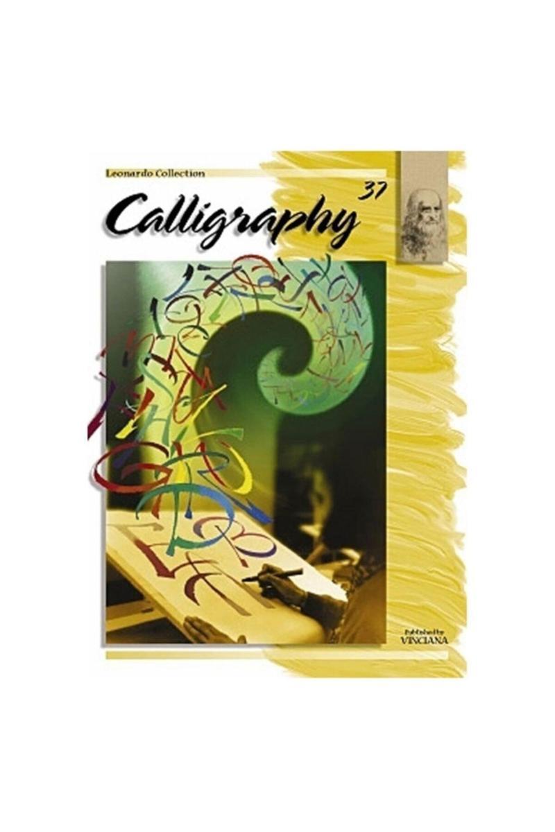 DA VİNCİ Leonardo Collection Desen Kitabı Calligrapy N: 37 Kaligrafi N: 37 - Da Vinci