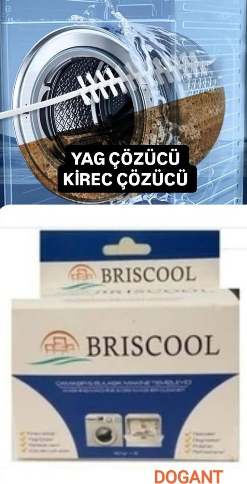Briscool Çamaşır Makinesi Tambur Temizleyici Kireç Yag Çözücü