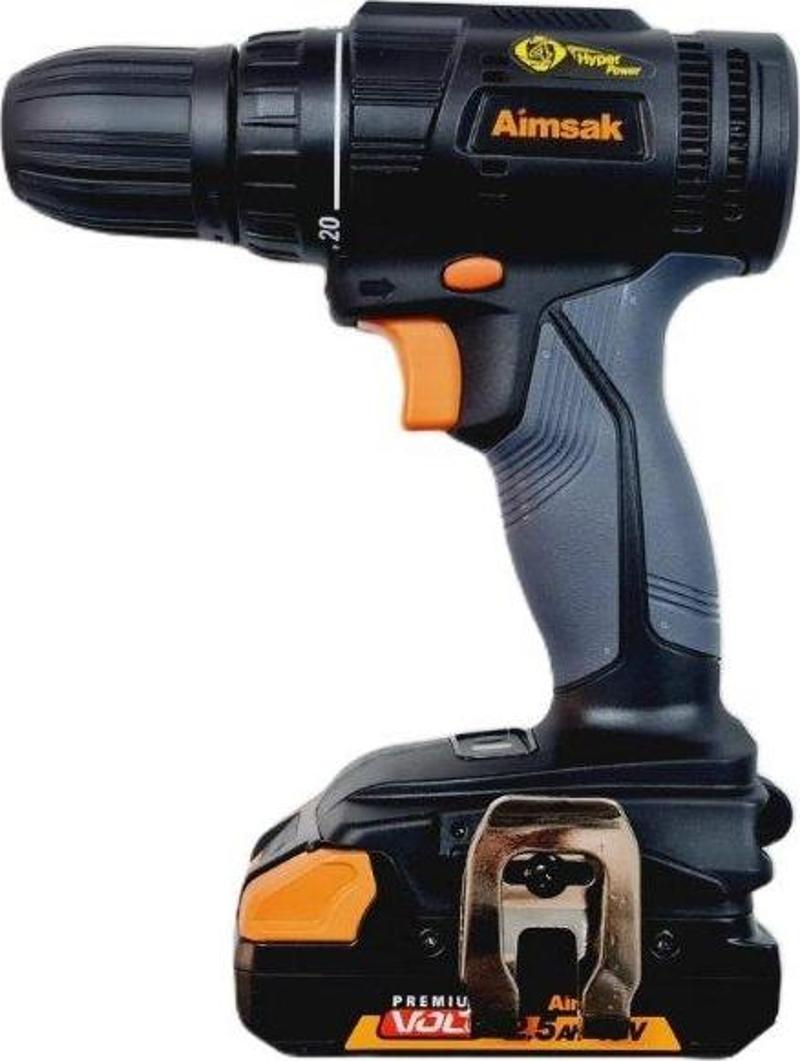 AİMSAK AD 418R 18 VOLT 2,5 AMPER  AKÜLÜ VİDALAMA