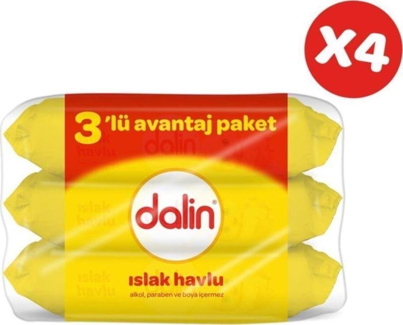 Islak Temizleme Mendili 56Lı (3 Lü Paket) X 4 Adet