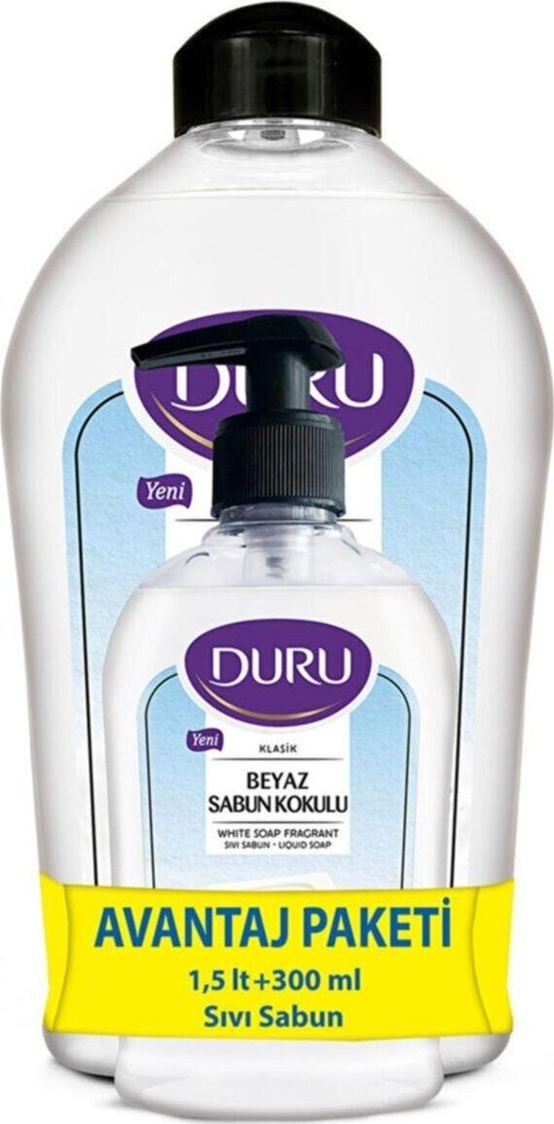 Beyaz Sabun Kokulu Sıvı Sabun 1,5+300Ml